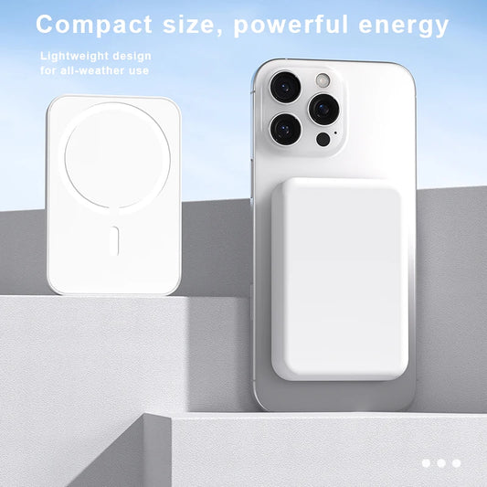 Mini Wireless Fast Charging 5000 Mah Magnetic Wireless Power Bank