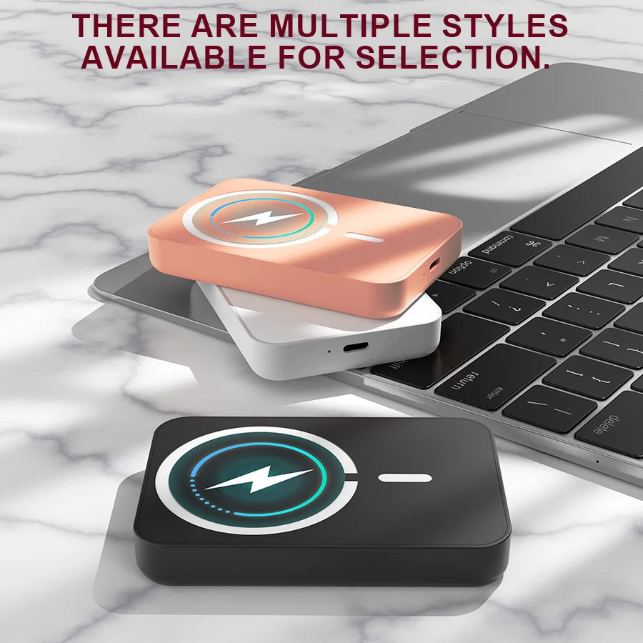 Mini Wireless Fast Charging 5000 Mah Magnetic Wireless Power Bank
