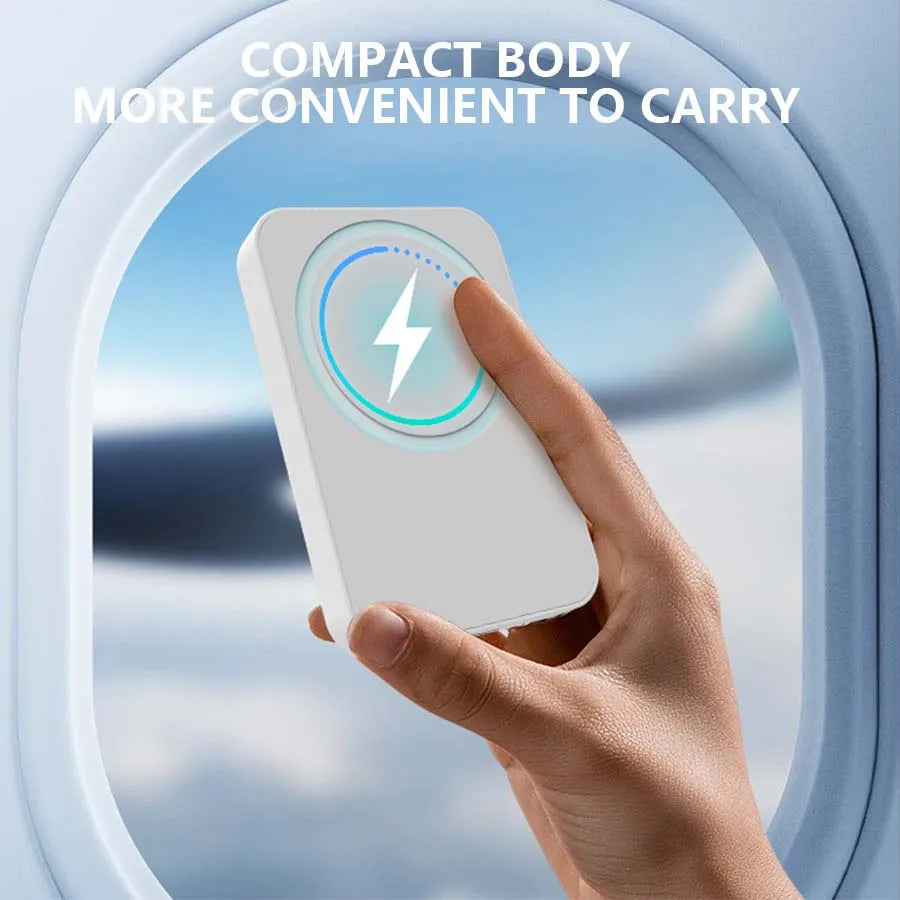 Mini Wireless Fast Charging 5000 Mah Magnetic Wireless Power Bank