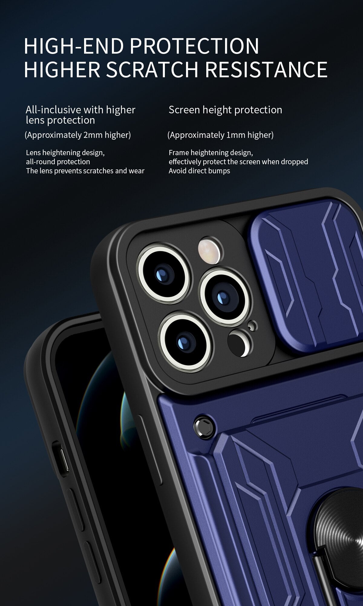 Hidden Slide Card Slot Case For iPhone 15 14 13 Pro Max 12 Pro Plus Cases