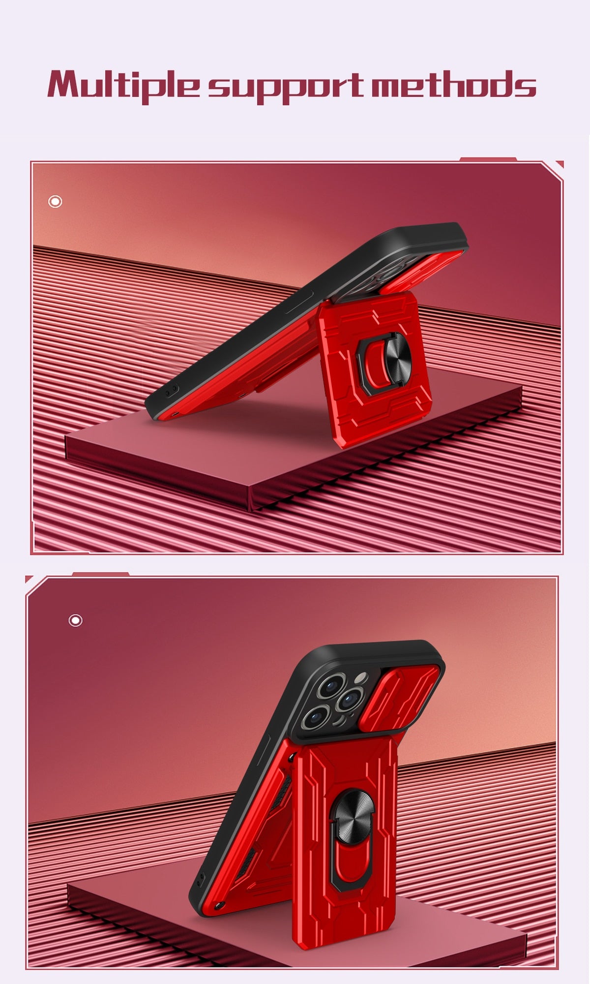 Hidden Slide Card Slot Case For iPhone 15 14 13 Pro Max 12 Pro Plus Cases