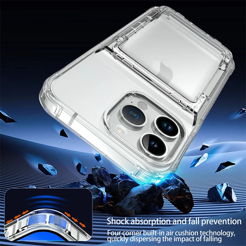 Silicone Clear Phone Case For iPhone