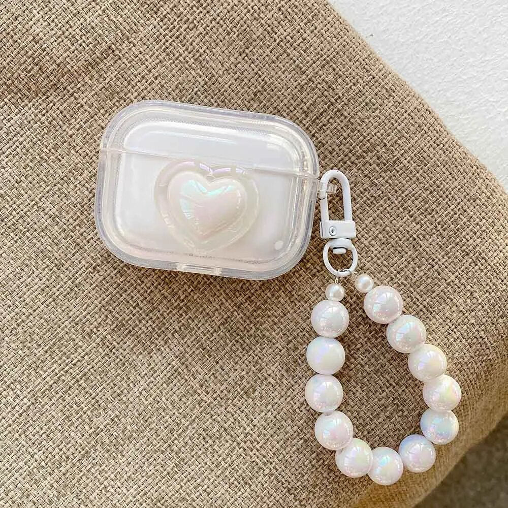 Earphone Case for AirPods 2 Pro 3 Generation Headset Cover for Airpods Keychain