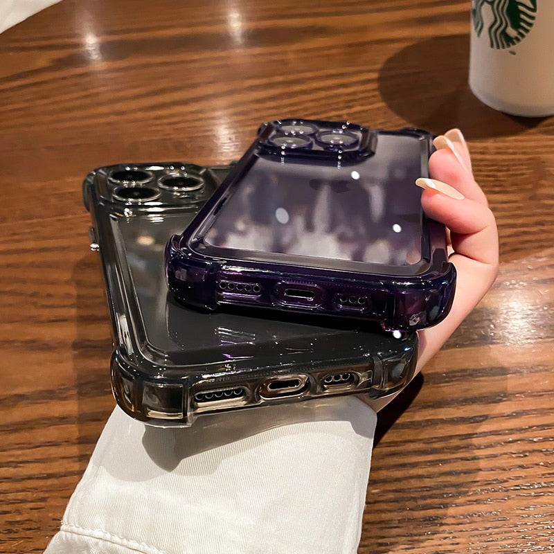 iPhone 15 14 13 12 Transparent Acrylic Case