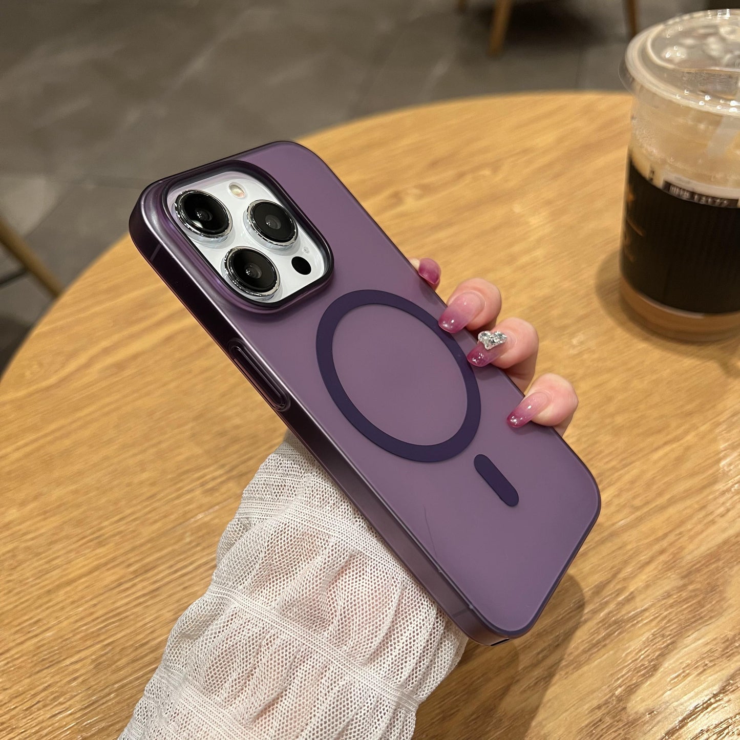 Matte Magsafe Wireless Charge Case for iPhone 15 14 Plus 13 12 Pro Max Cover