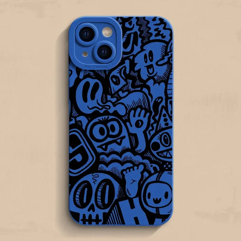 Black Silicone Phone Case