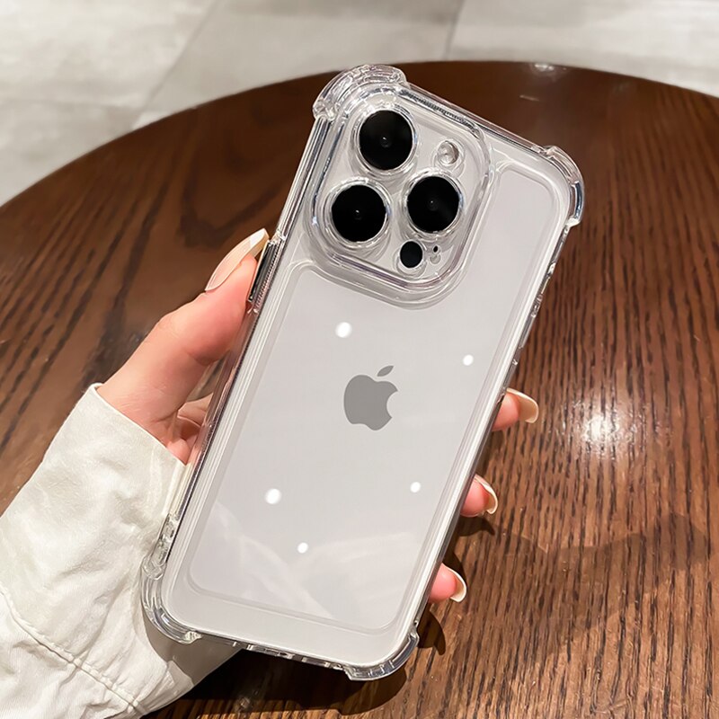 iPhone 15 14 13 12 Transparent Acrylic Case