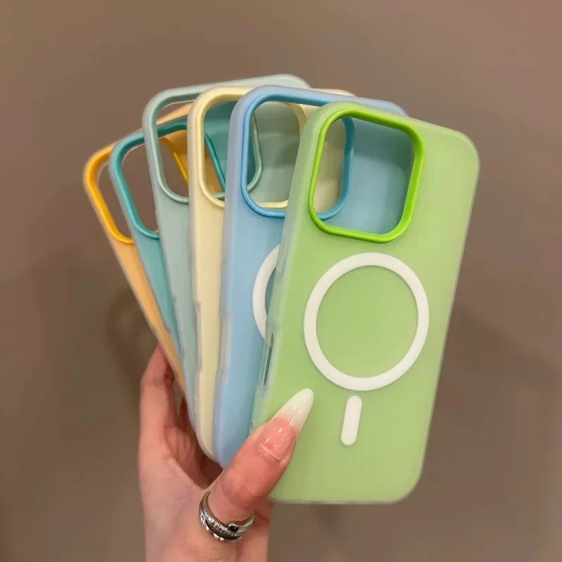 Candy Color 2 IN 1 Magsafe Case