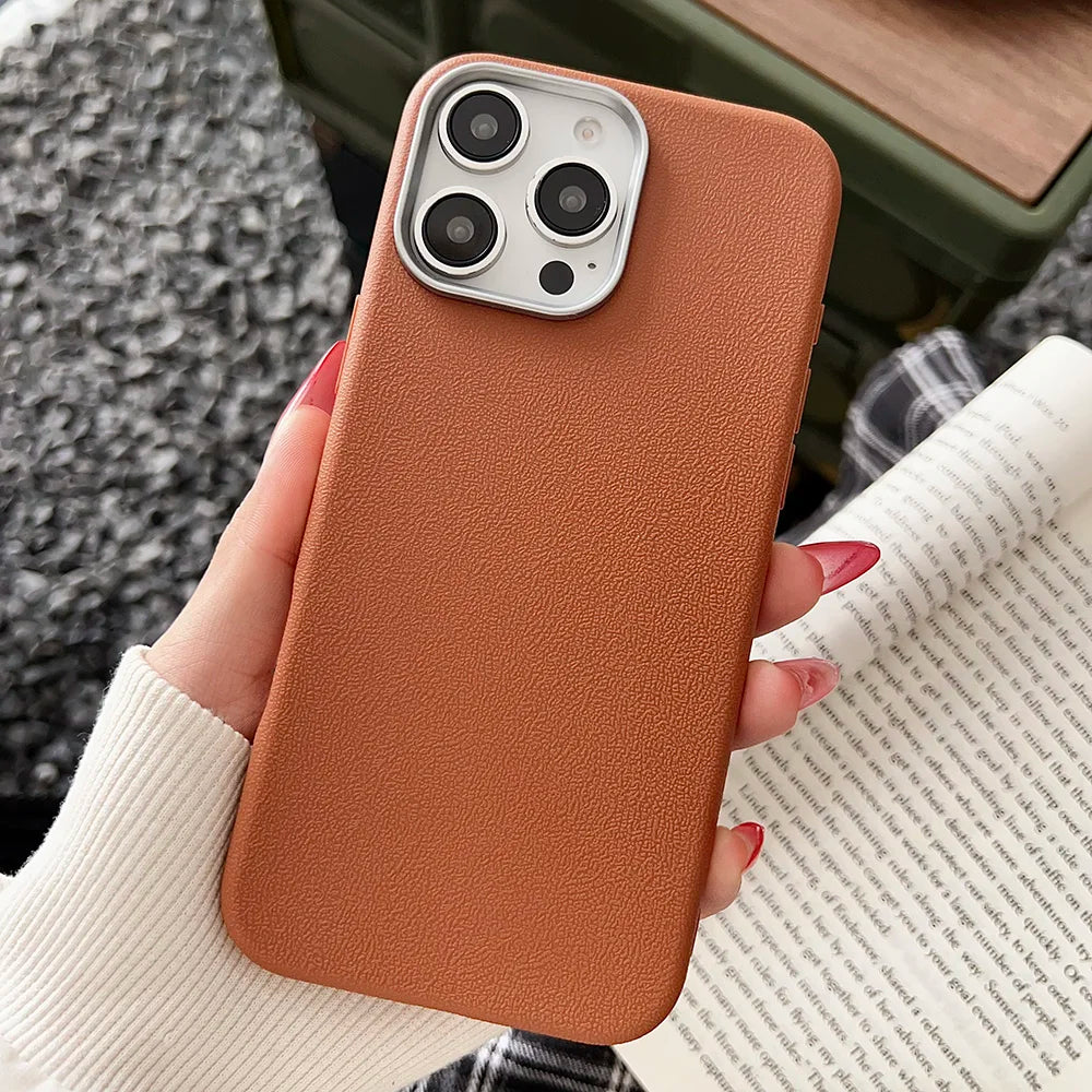 Soft Leather Case For iPhone Cover