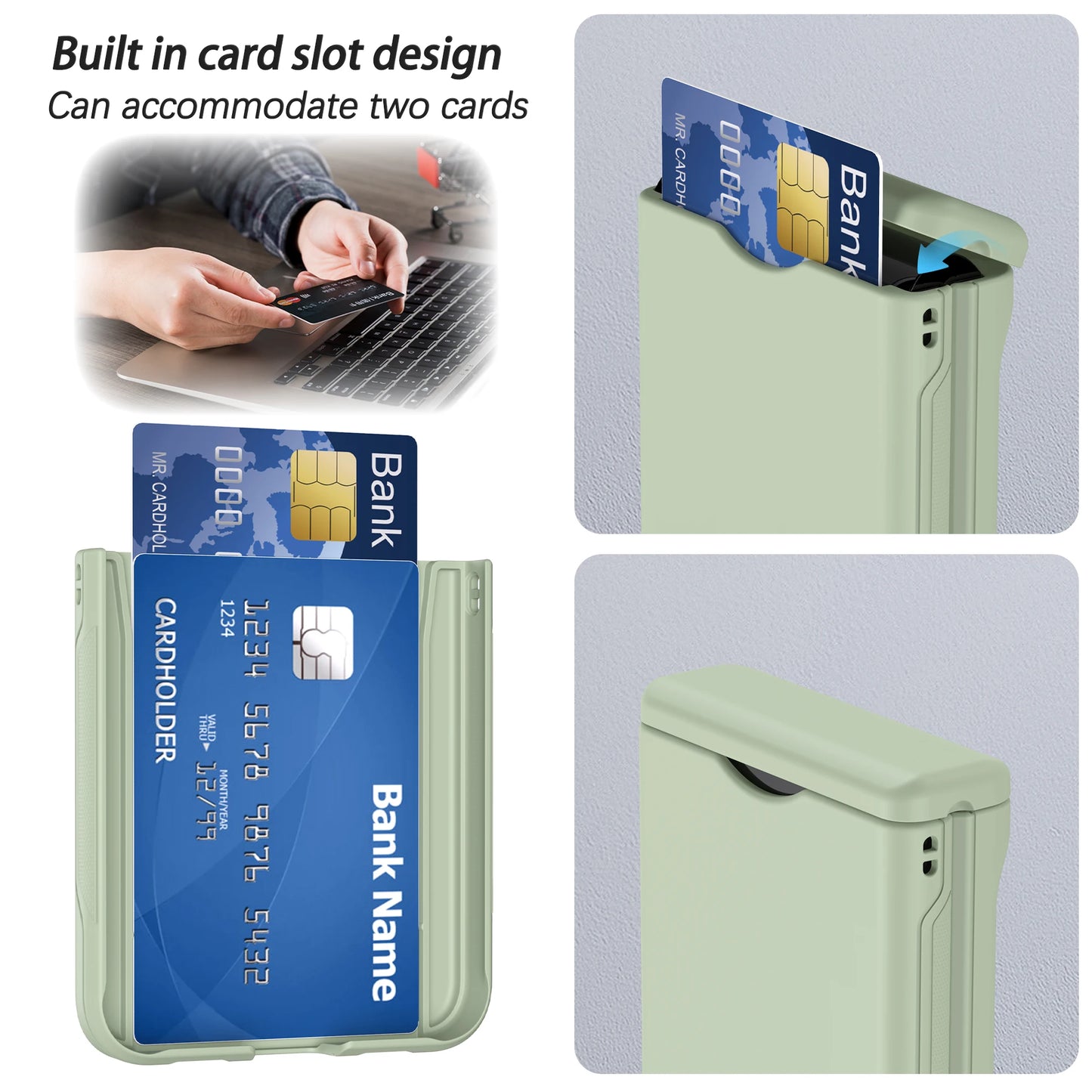 Flip Cover Card Phone Case For Samsung Galaxy Z Flip Cover