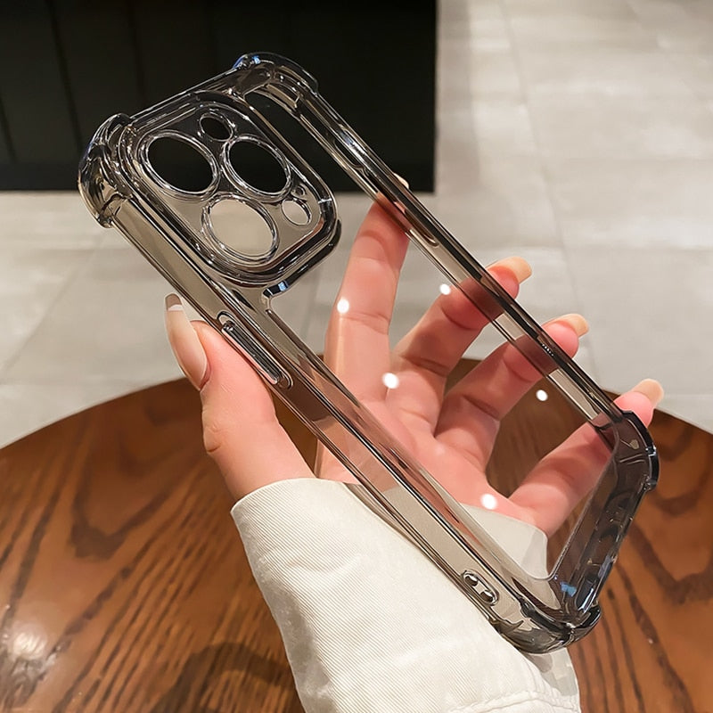 iPhone 15 14 13 12 Transparent Acrylic Case