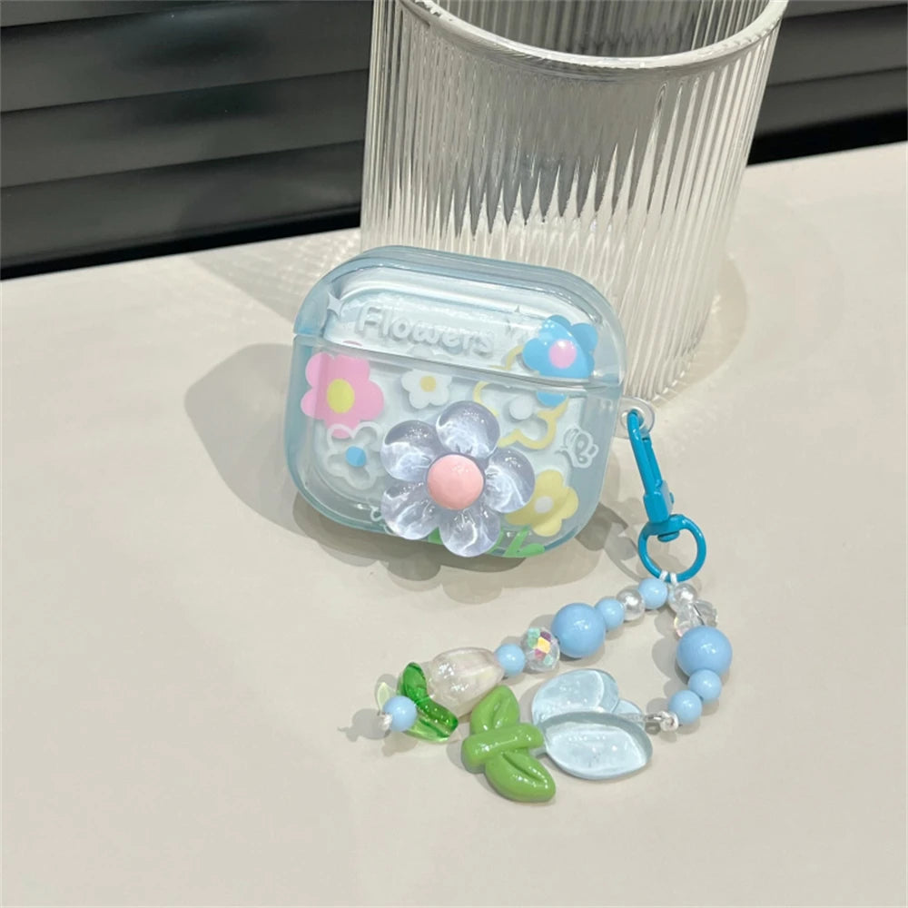 Flower Case For AirPods 1 2 3 Cover