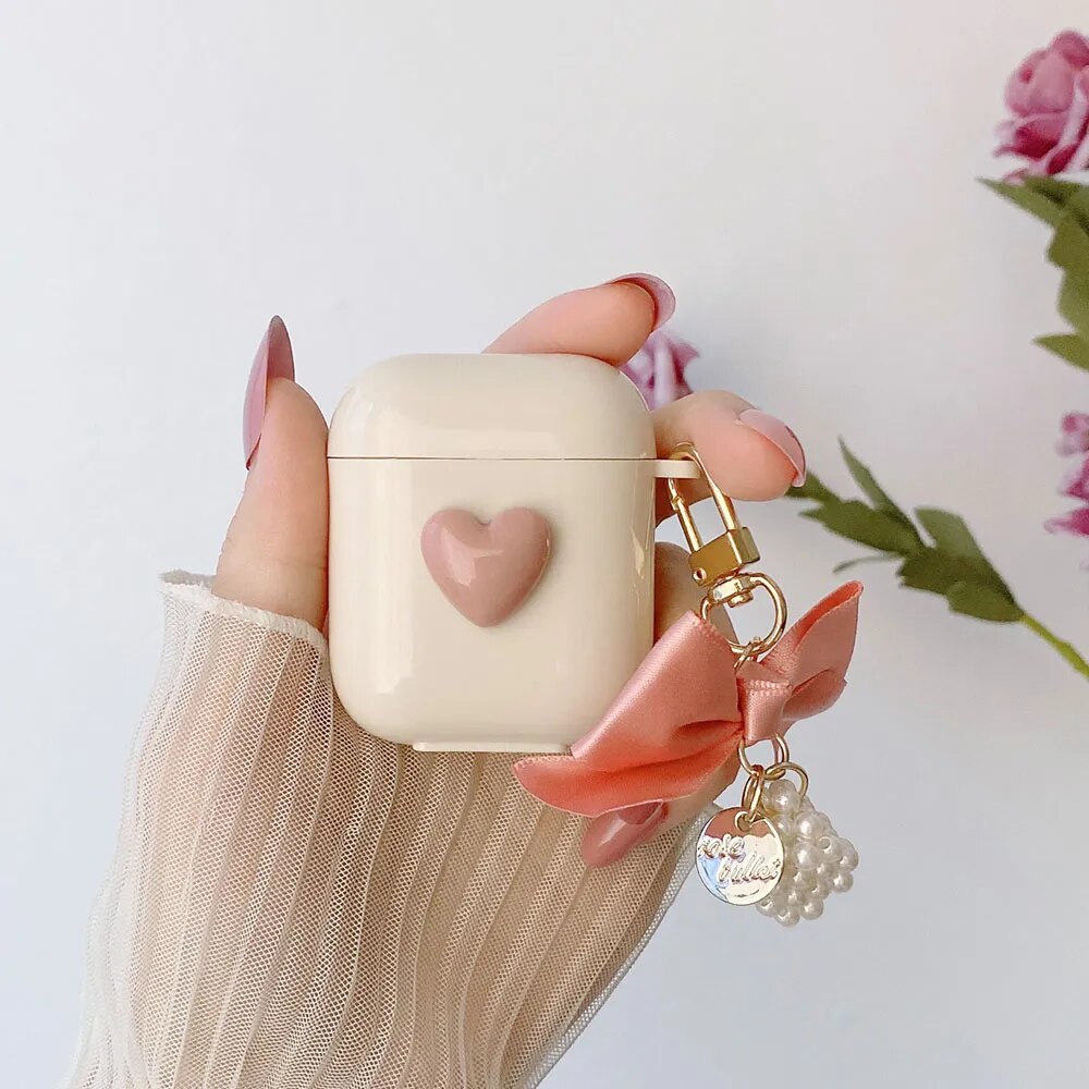 Keychain Cover For Apple AirPods 2 Pro 3 3rd generation Earphone Case