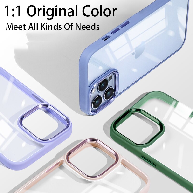 Luxury Case For iPhone 15 14 13 12 Pro Plus Soft Bumper Shockproof Cover