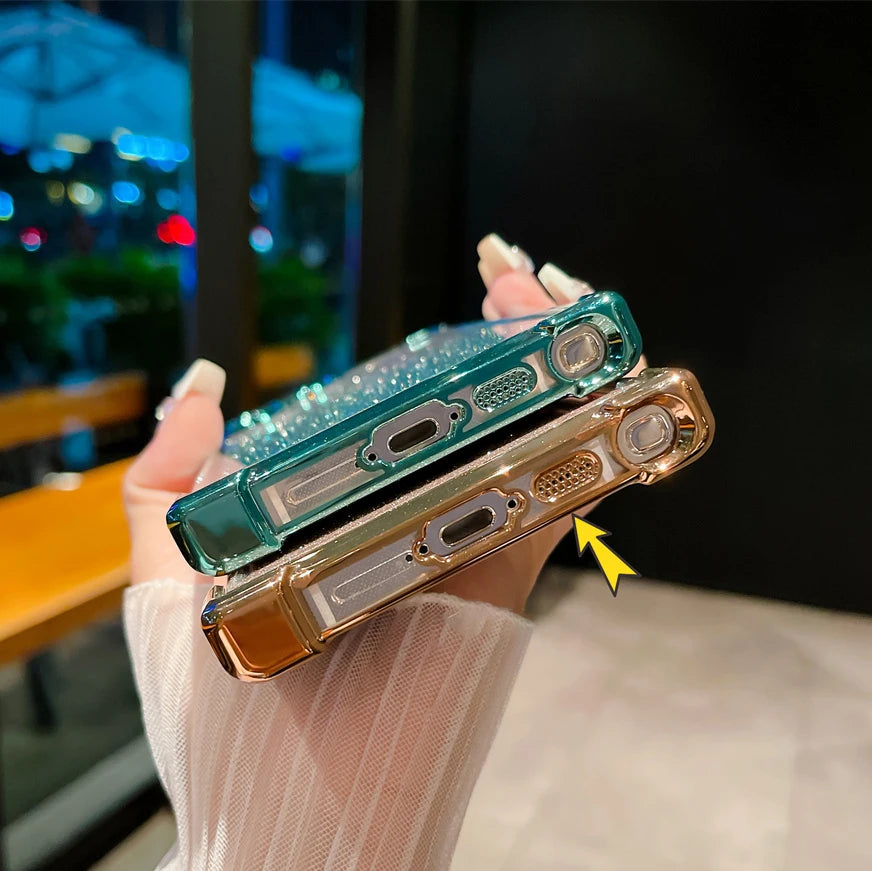 Shockproof Corners Glitter Case for Samsung Cover