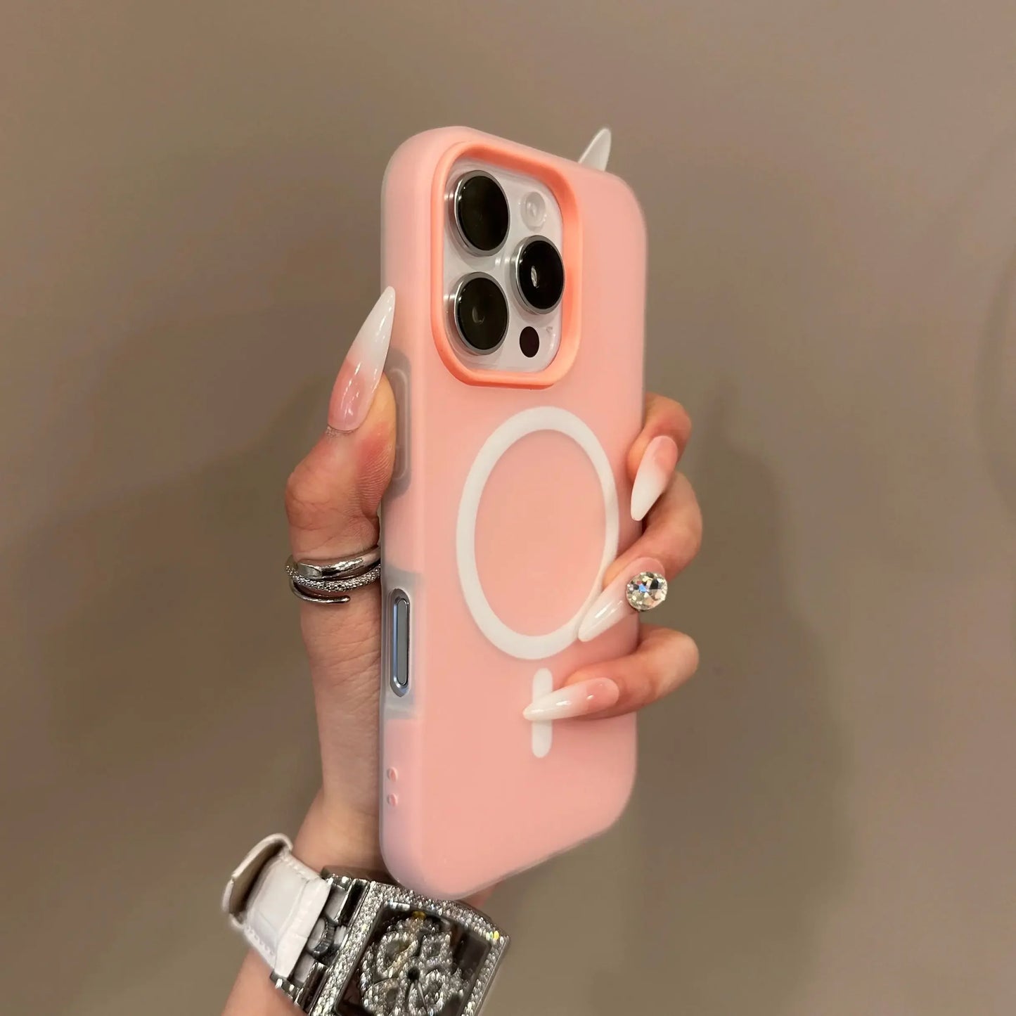 Candy Color 2 IN 1 Magsafe Case