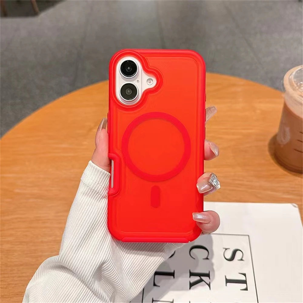 Magnetic Neon Color Matte Case