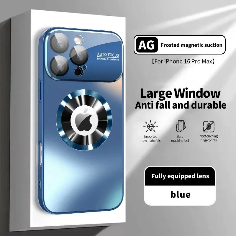 Titanium Metallic Color Magnetic Case for iPhone