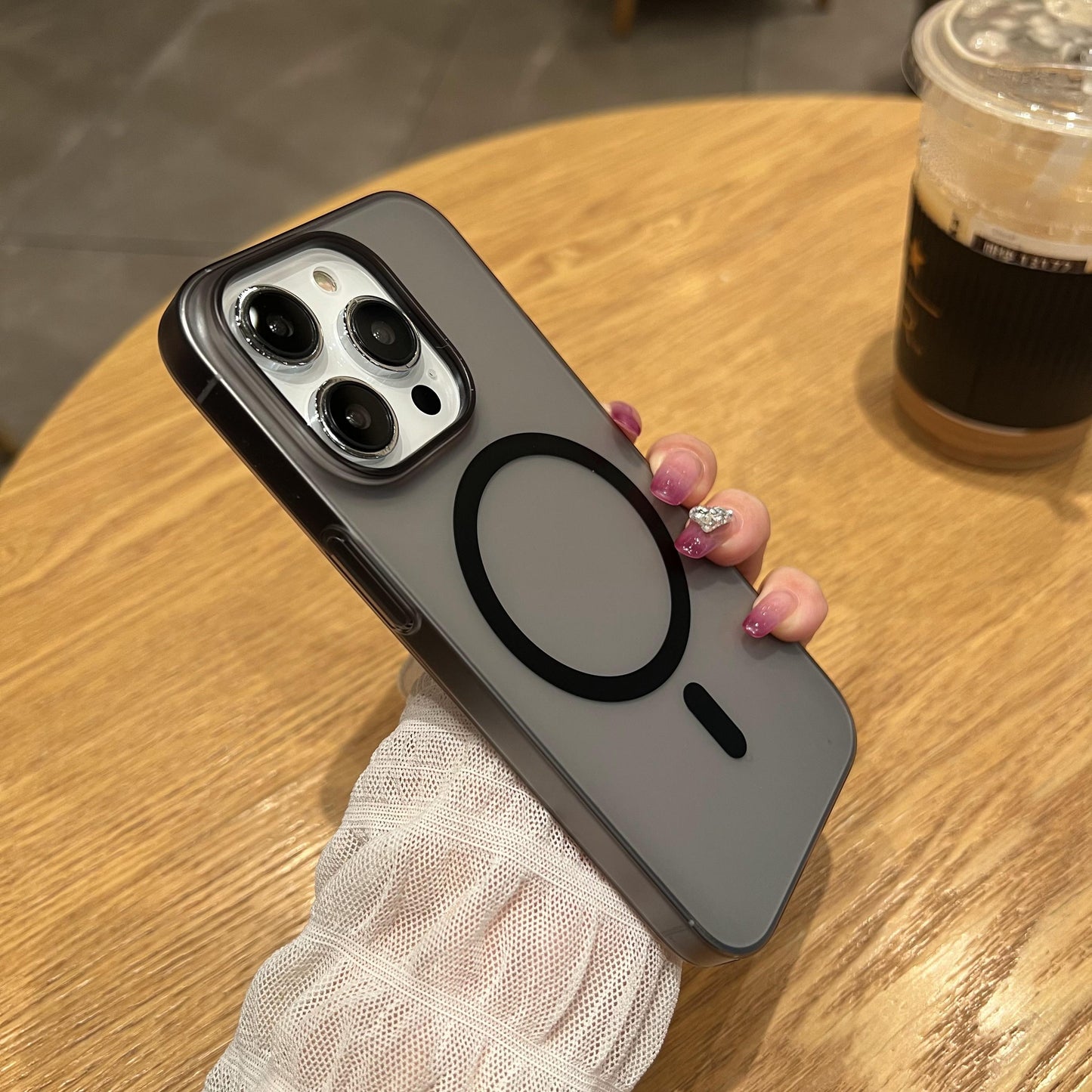 Matte Magsafe Wireless Charge Case for iPhone 15 14 Plus 13 12 Pro Max Cover