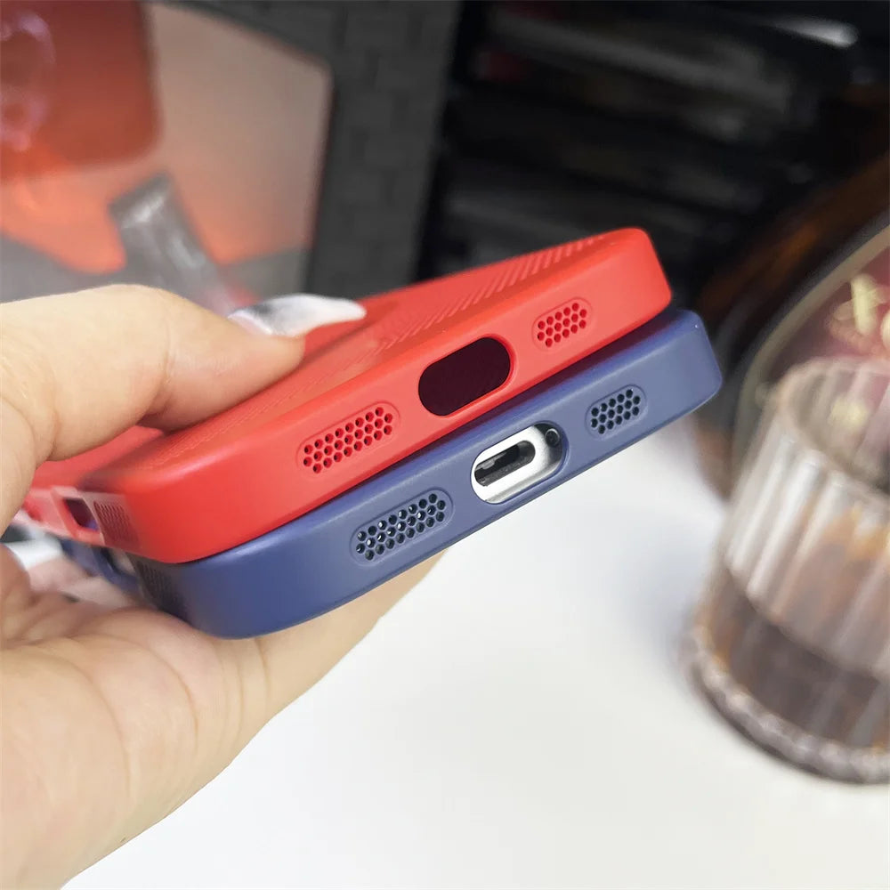 Heat Dissipation Plating Magnetic Magsafe Phone Case
