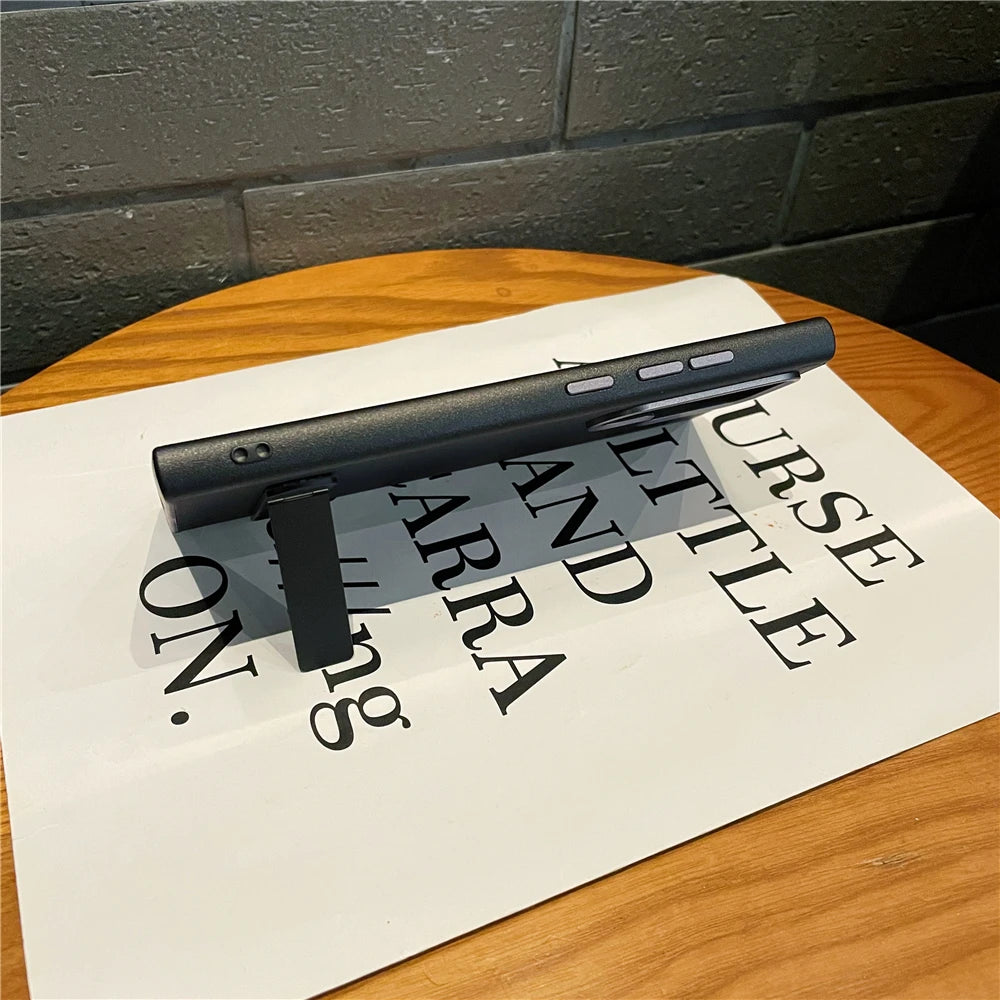 Leather Fold Stand Holder Phone Case For Samsung Galaxy