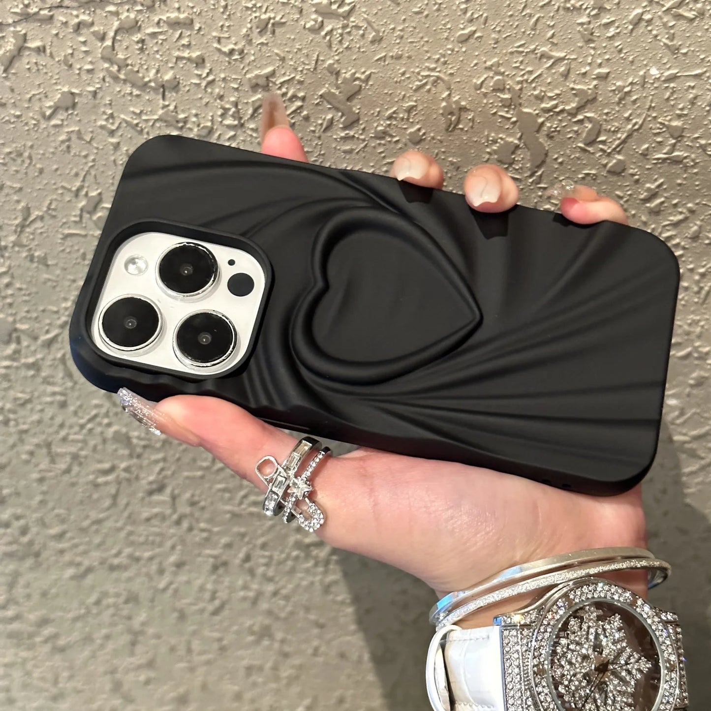 Love Heart Silicone Phone Case