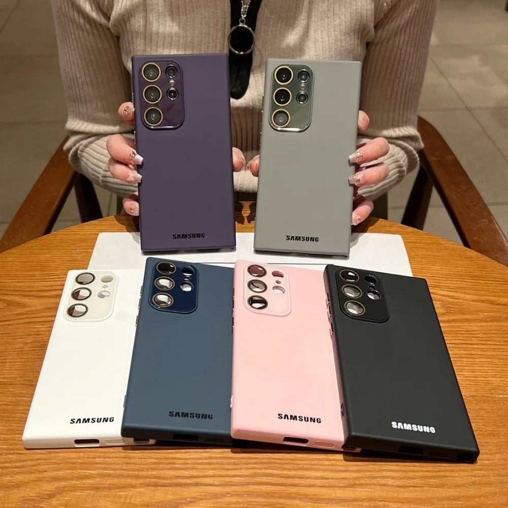 Original Liquid Silicone Case Samsung Cover