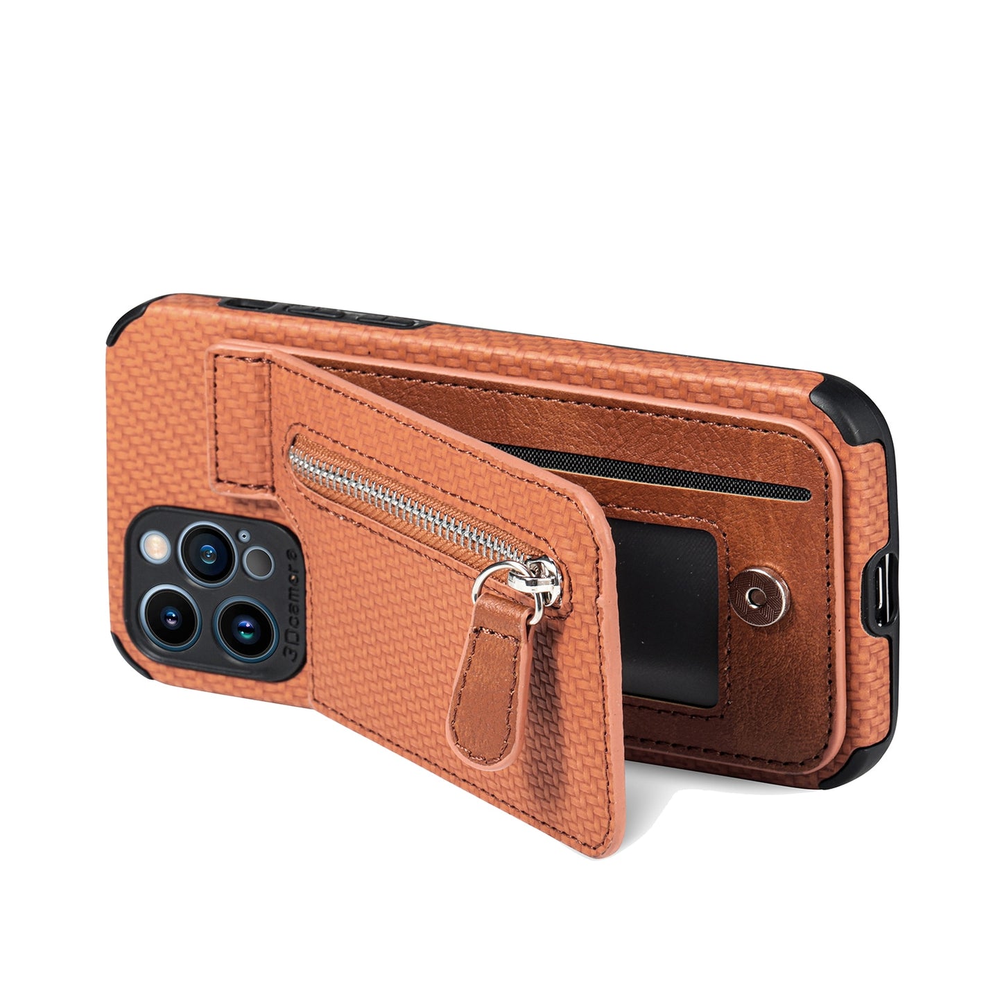 Zipper Cards Wallet Leather iPhone 14 iPhone 13/12, Pro, Pro Max, Phone Case