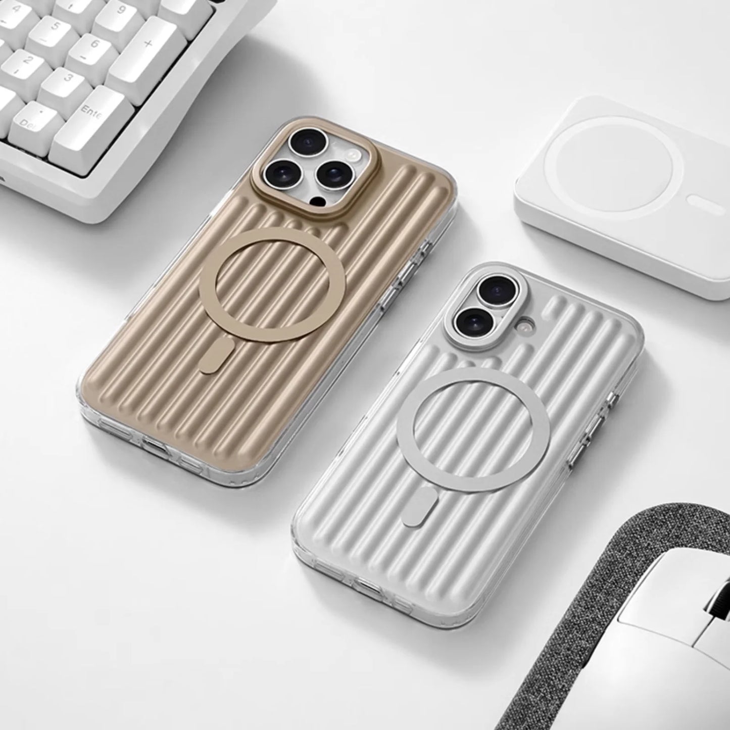 MagSafe Stripe Magnetic Simple Shockproof Case