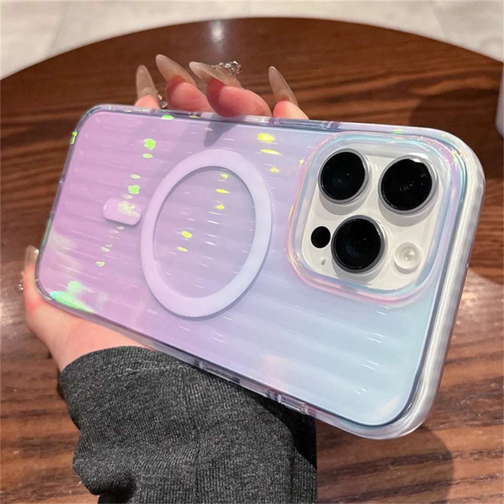 Stripes Magnetic For Magsafe Phone Case