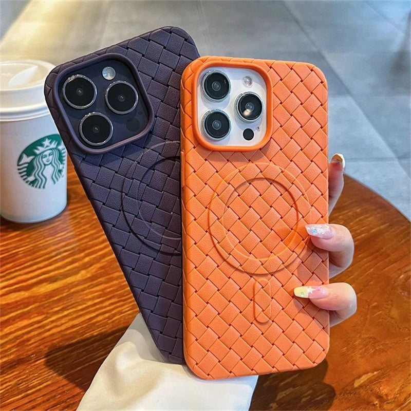 For Magsafe Magnetic Wireless Charge Case For iPhone Soft Silicone Cover