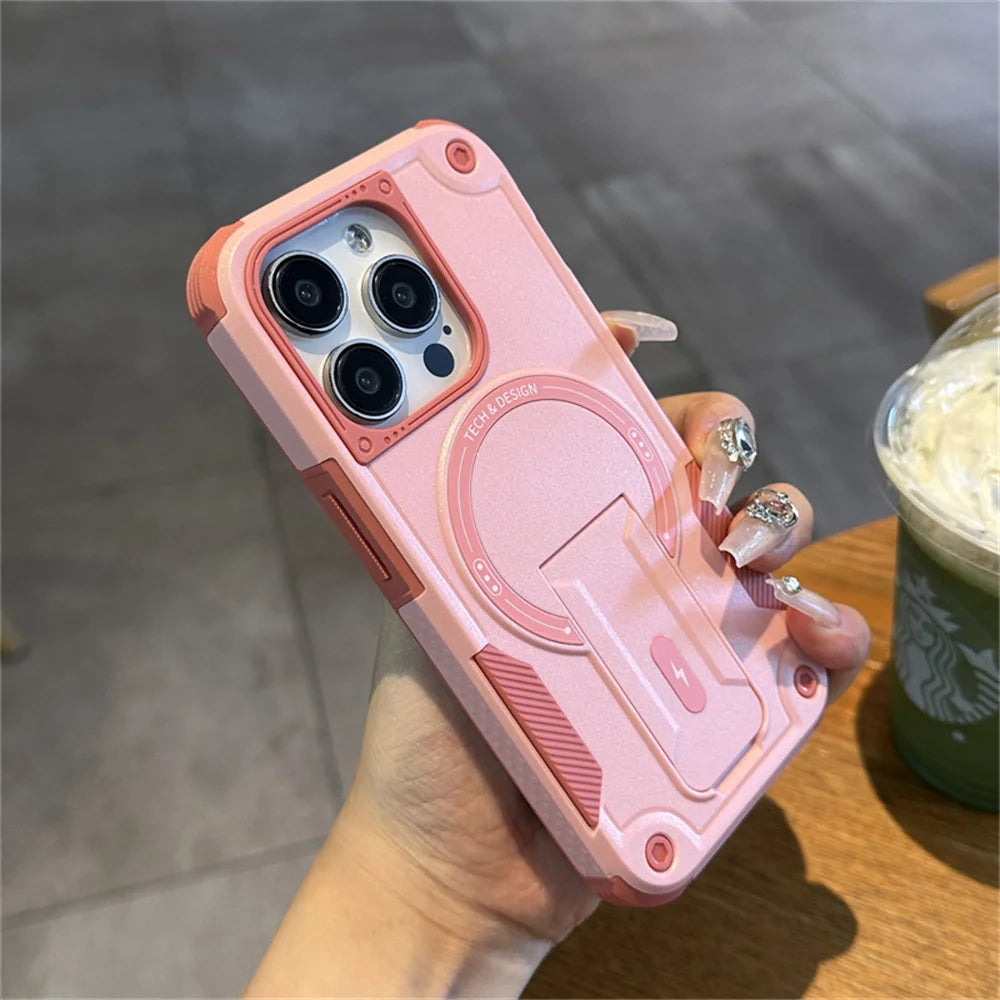 Matte Shockproof for Magsafe Case For iPhone Cover