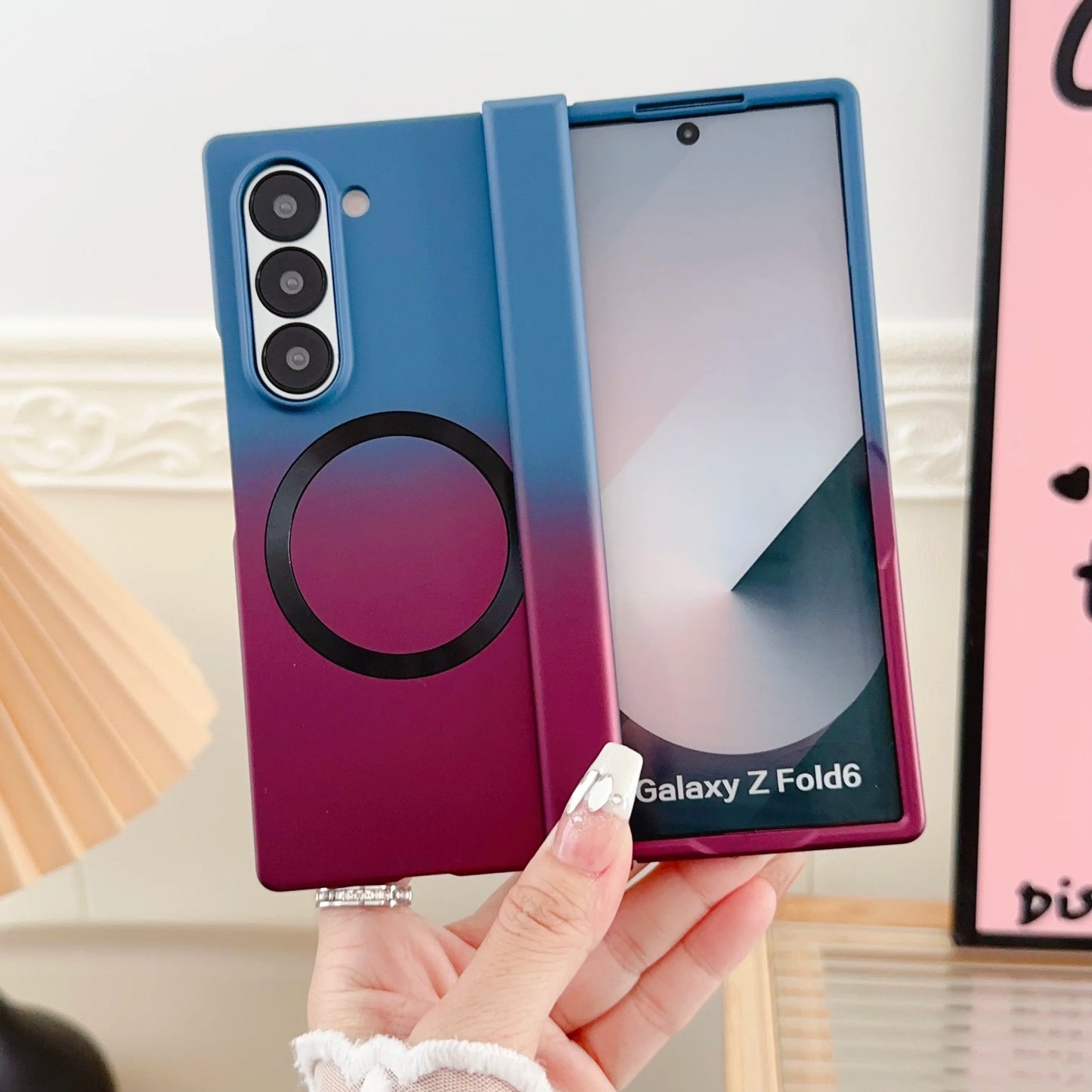 Magnetic Wireless Charge Case For Samsung Galaxy Fold