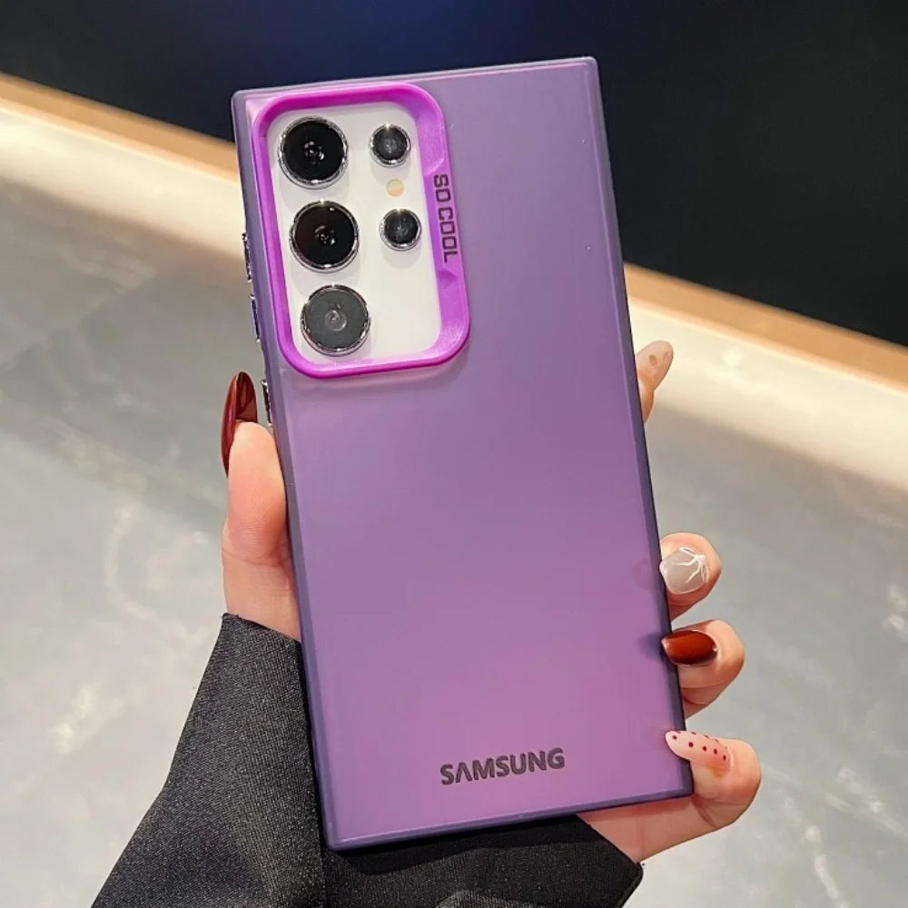 Luxury Matte Laser Phone Case