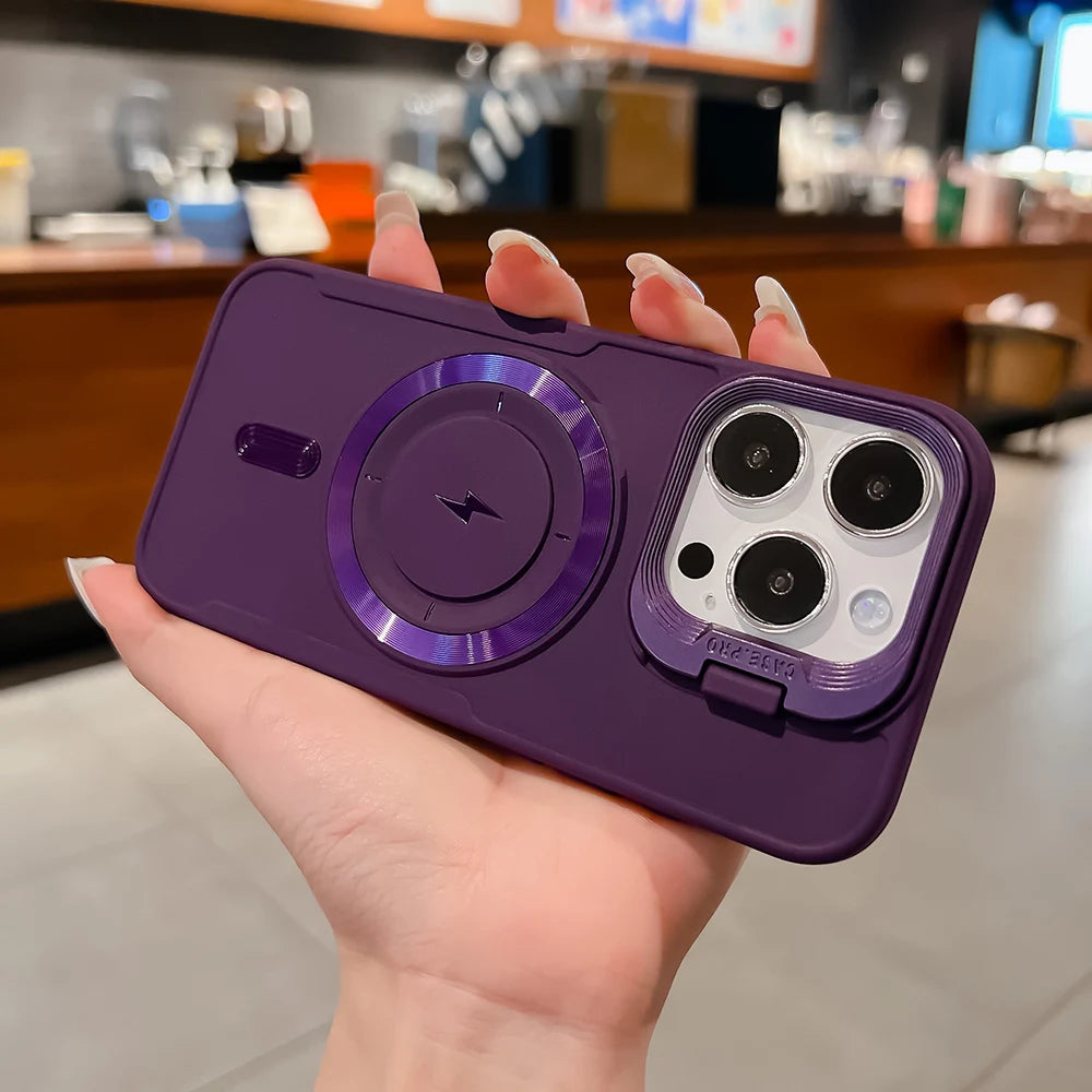 Flip Up Lens Holder Magnetic Case