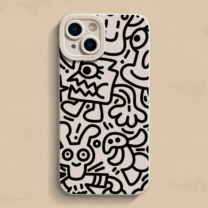 Black Silicone Phone Case