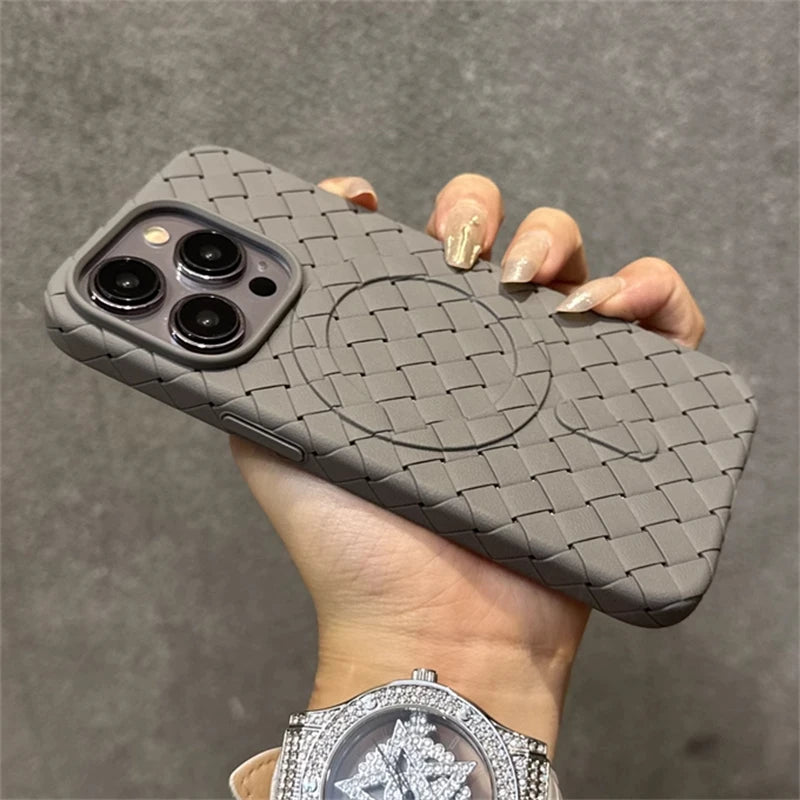 For Magsafe Magnetic Wireless Charge Case For iPhone Soft Silicone Cover