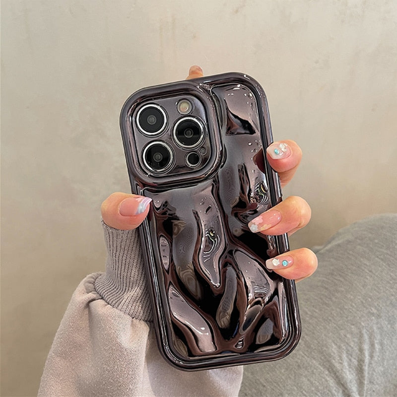 Case For iPhone 14 13 12 Pro Max 14 Plus Plain Cover