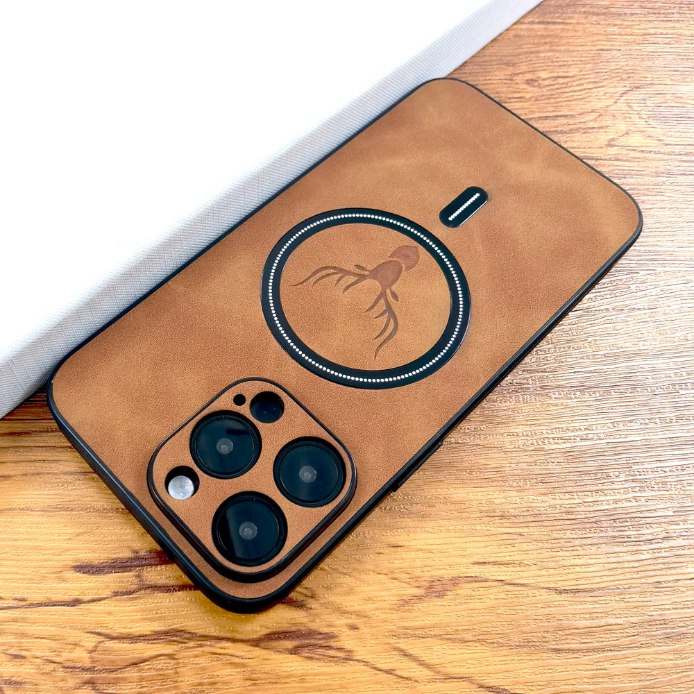 Luxury Leather Case For iPhone 16 Cover