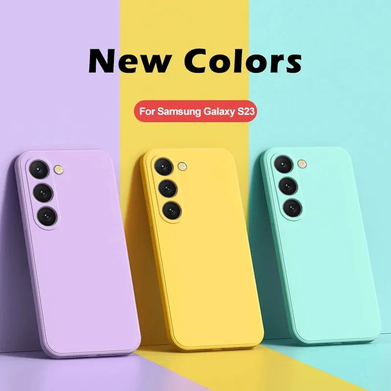 S23 S22 Ultra Plus Case Silicone Phone Case For Samsung Galaxy S23 S22 Ultra Plus S23