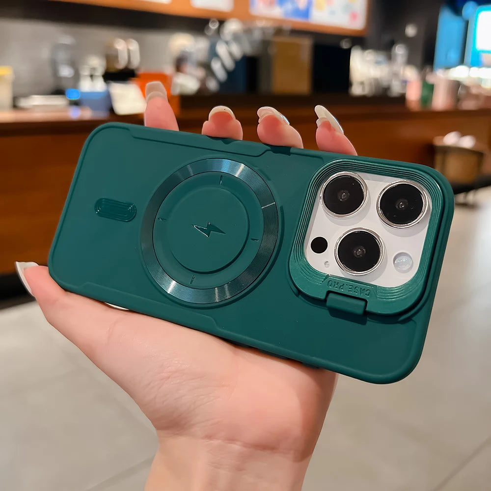 Flip Up Lens Holder Magnetic Case