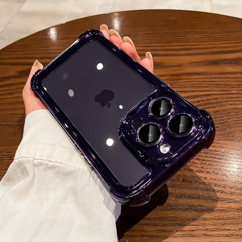 iPhone 15 14 13 12 Transparent Acrylic Case