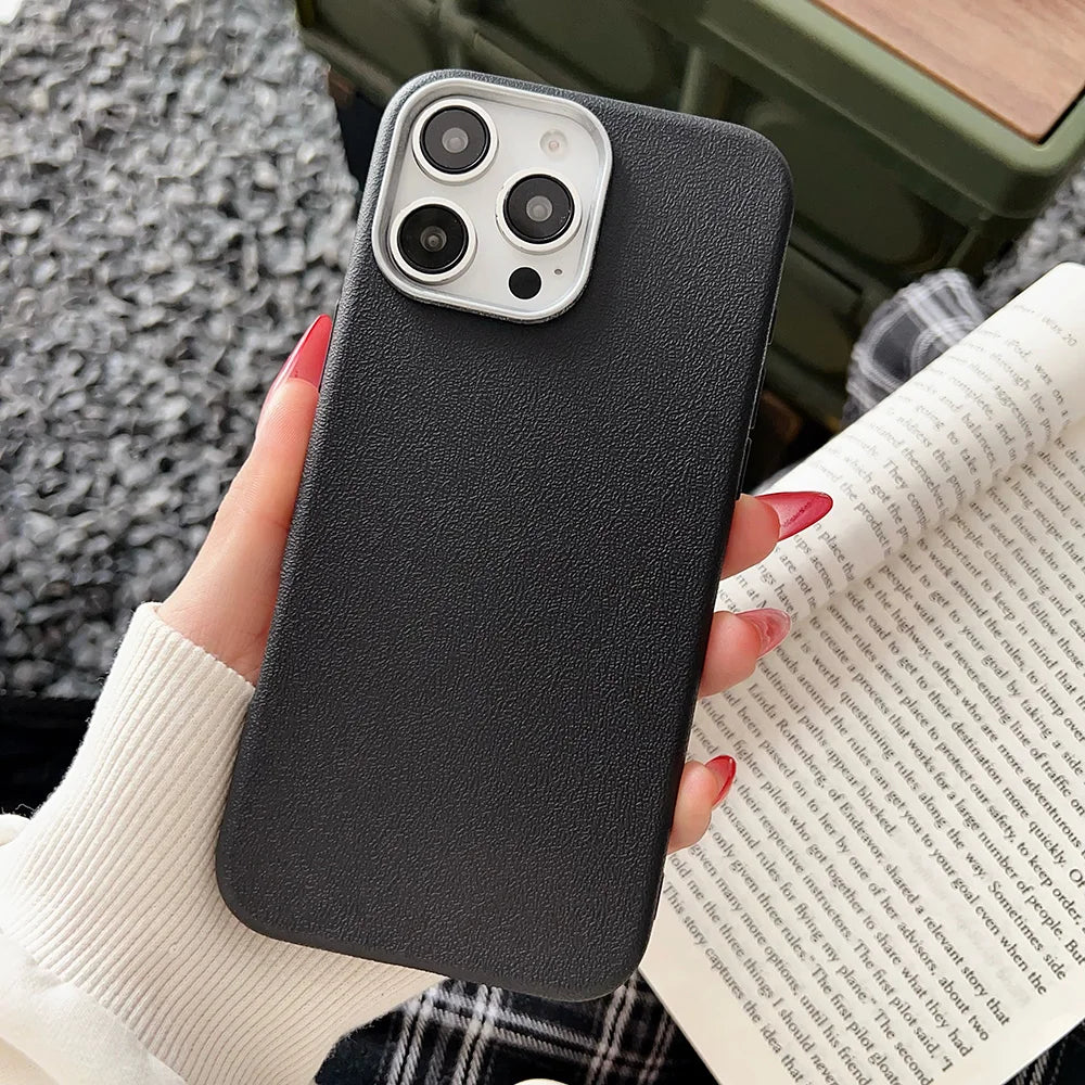 Soft Leather Case For iPhone Cover