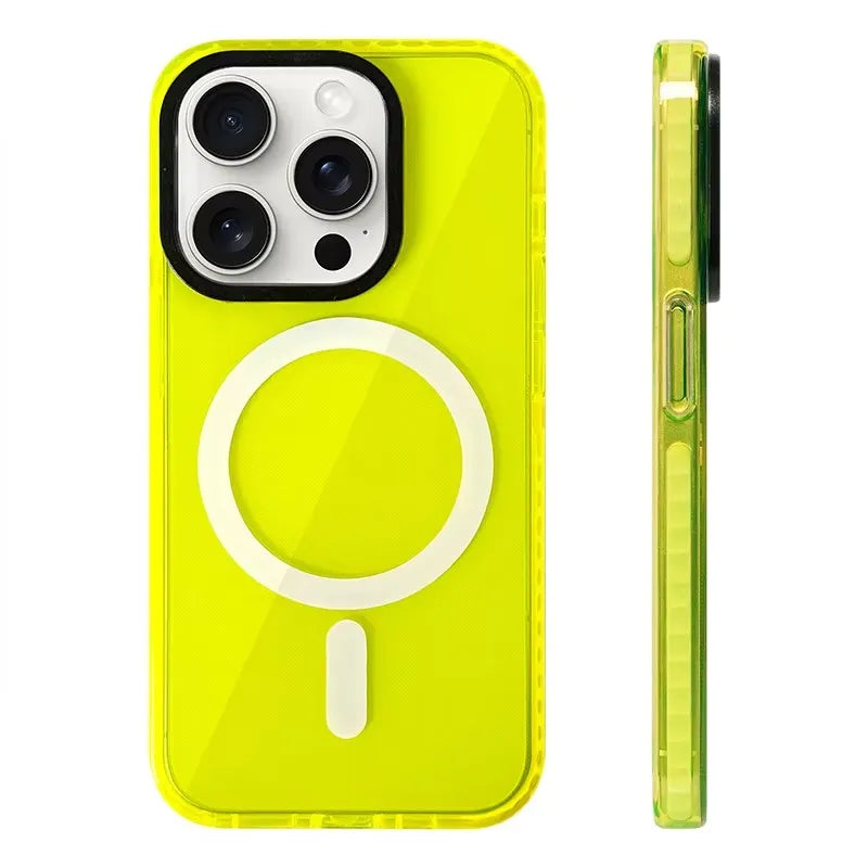 Neon Color Clear Magsafe Case for iPhone