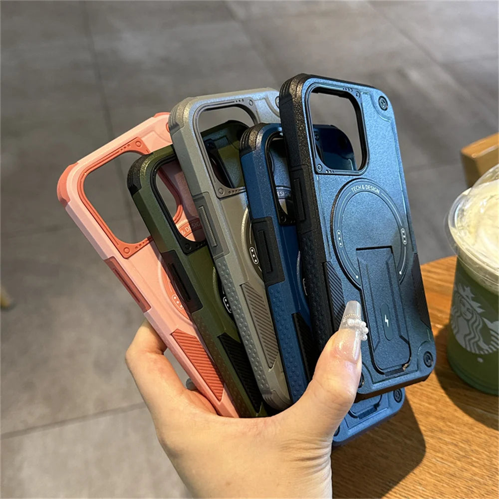 Matte Shockproof for Magsafe Case For iPhone Cover