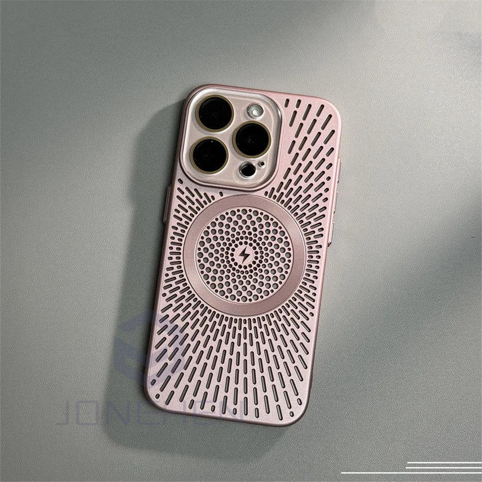 Luxury Heat Dissipation Magsafe Case