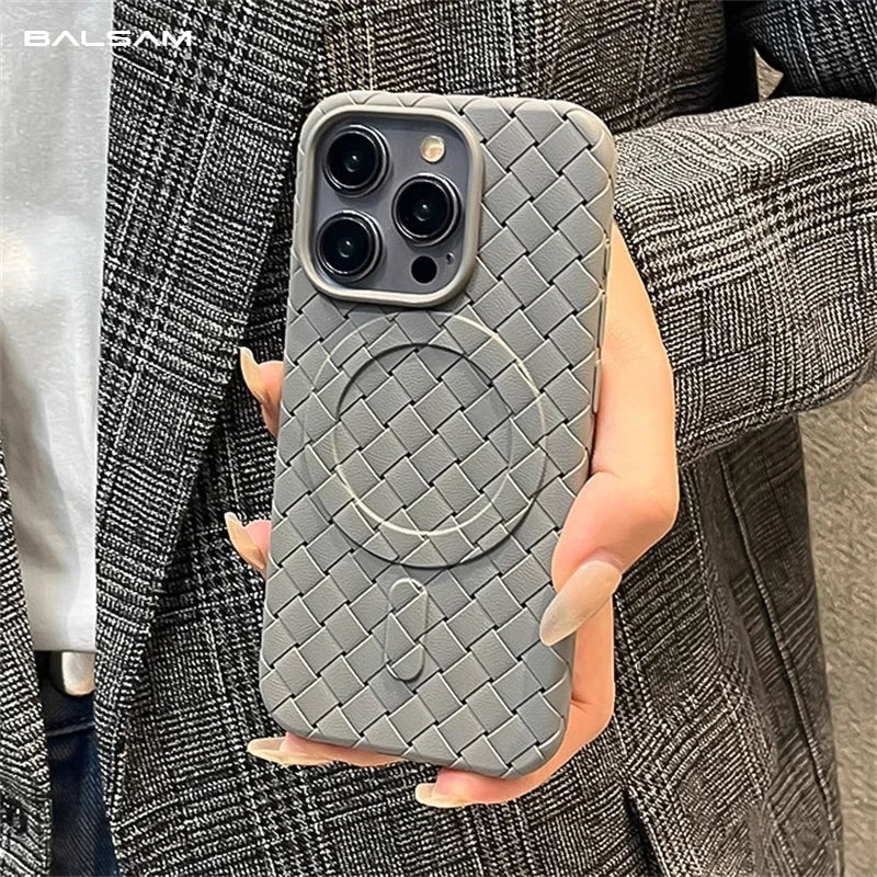 For Magsafe Magnetic Wireless Charge Case For iPhone Soft Silicone Cover