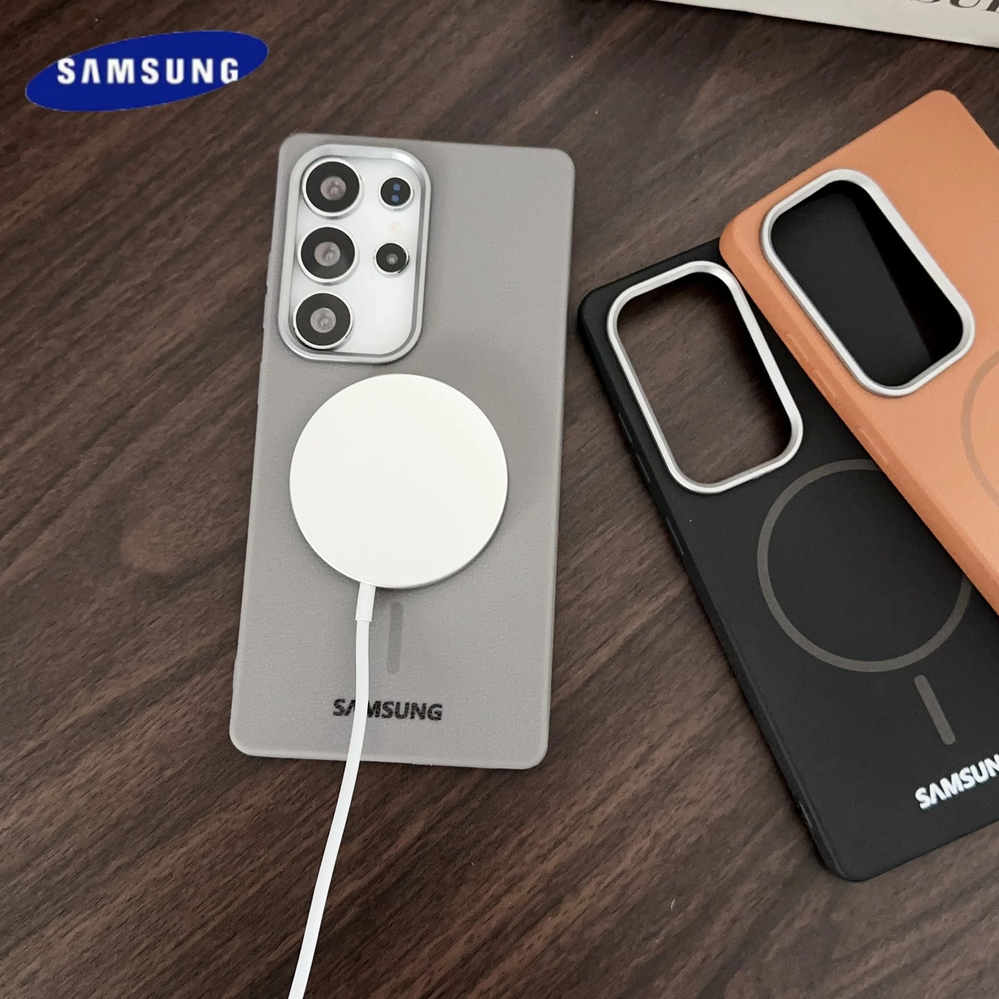 Luxury Leather Texture For Magsafe Magnetic Case