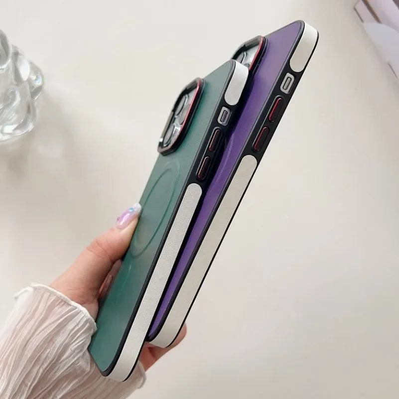 Leather Magsafe Case For iPhone Cover