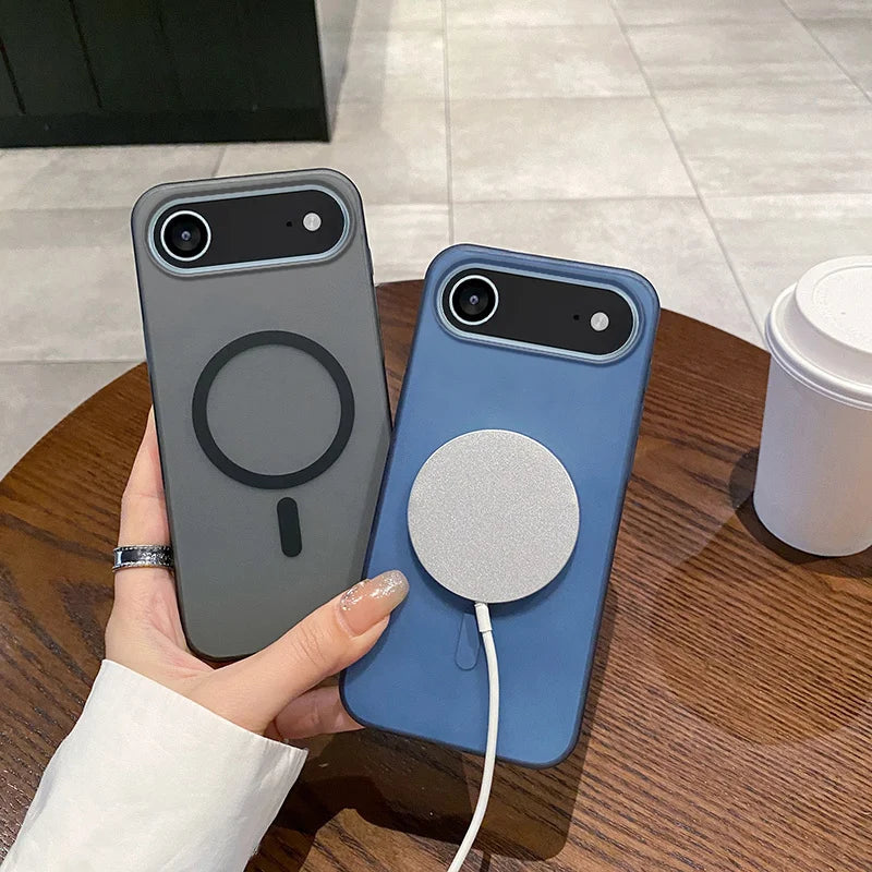 Slim Matte Clear Magnetic Cases